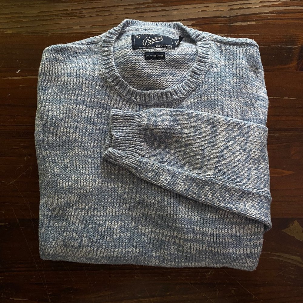 Small Blue Grayers Sweater